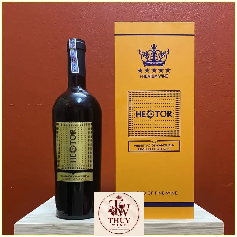 Giá ruou vang hector primitivo di manduria limited edition