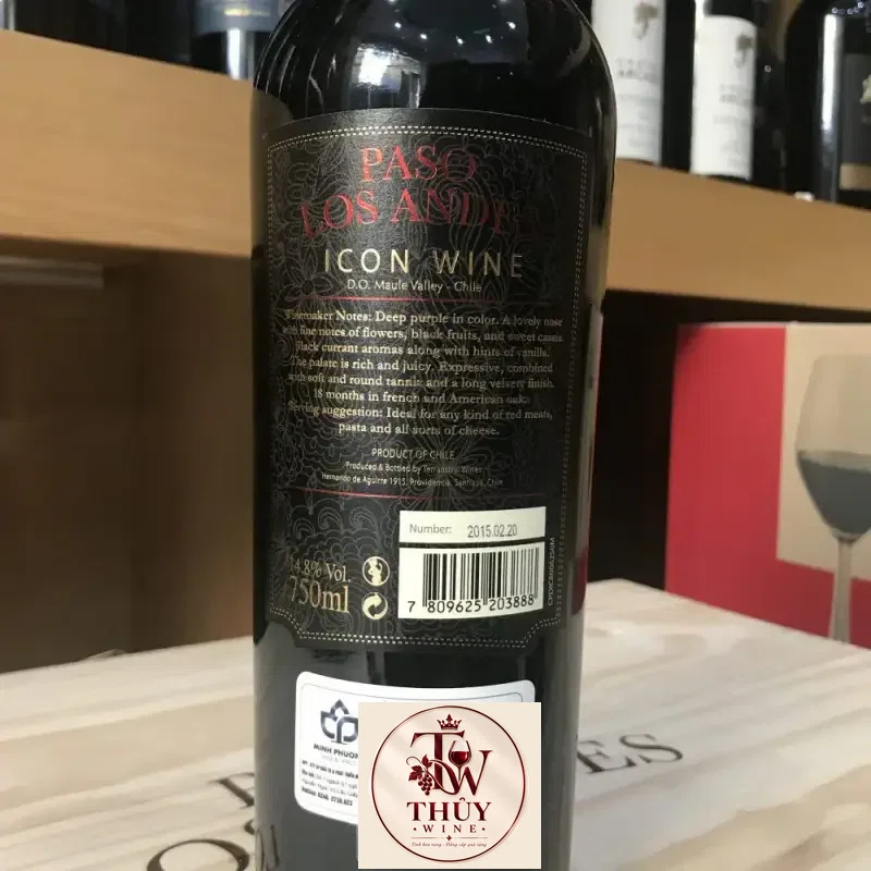 vang chile paso los andes icon wine mua ở đâu giá rẻ nhất