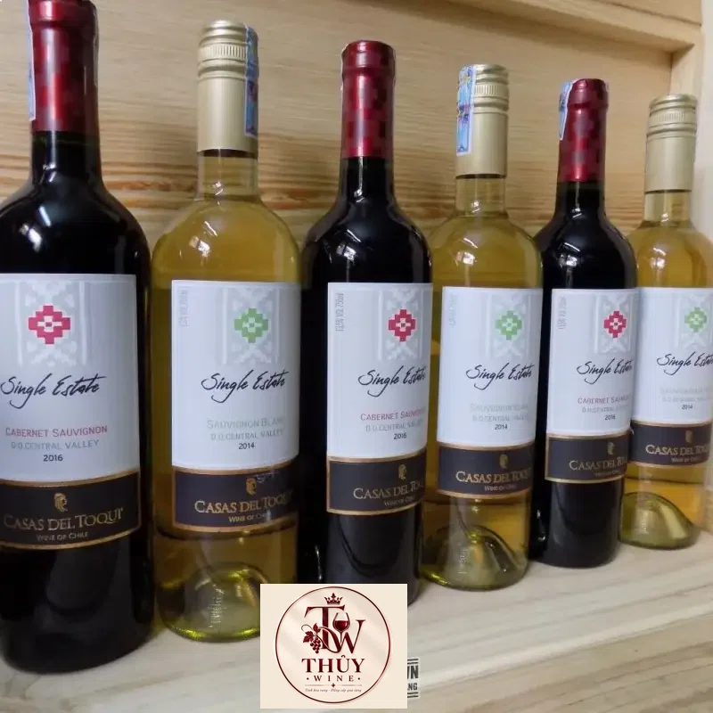 Vang Chile CASAS DEL TOQUI Single Estate Cabernet Sauvignon