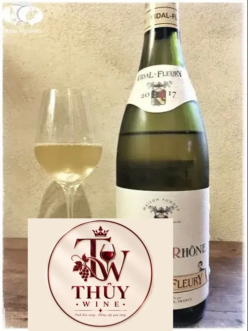 Vang Pháp COTES DU RHONE VIDAL FLEURY BLANC