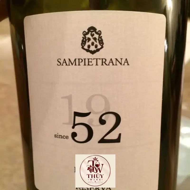 Vang Ý 1952 SAMPIETRANA BRINDISI RISERVA DOP