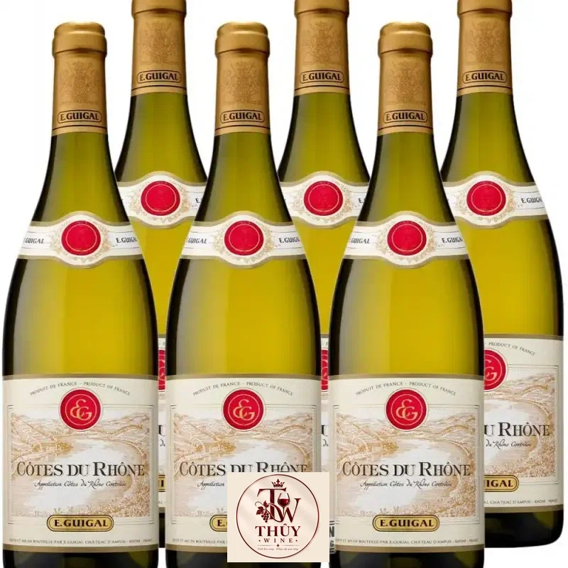 Vang Pháp Cotes du Rhone Guigal White