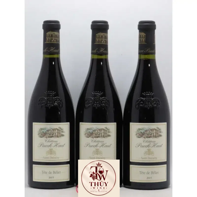Mua vang phap chateau puech haut tete de belier red giá rẻ tại Sài Gòn