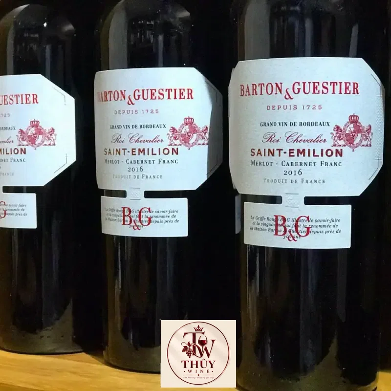 Mua vang phap barton guestier saint emilion roi chevalier giá rẻ tại Sài Gòn