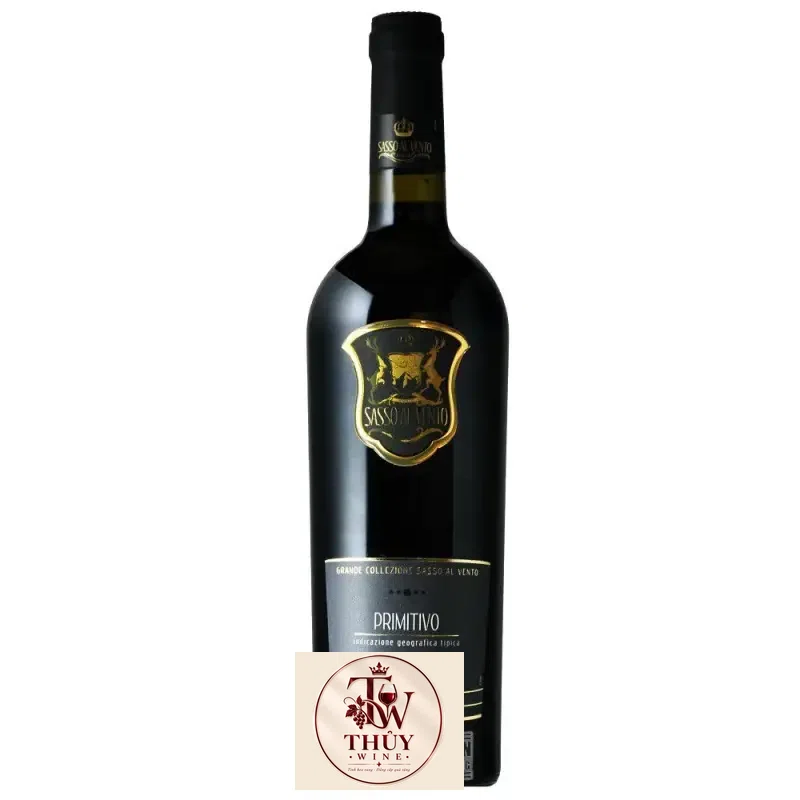 Rượu vang Sasso Al Vento Primitivo uống ngon
