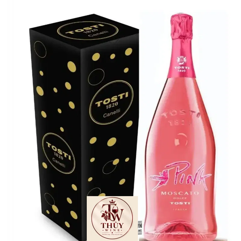 Giá ruou vang y no tosti pink moscato