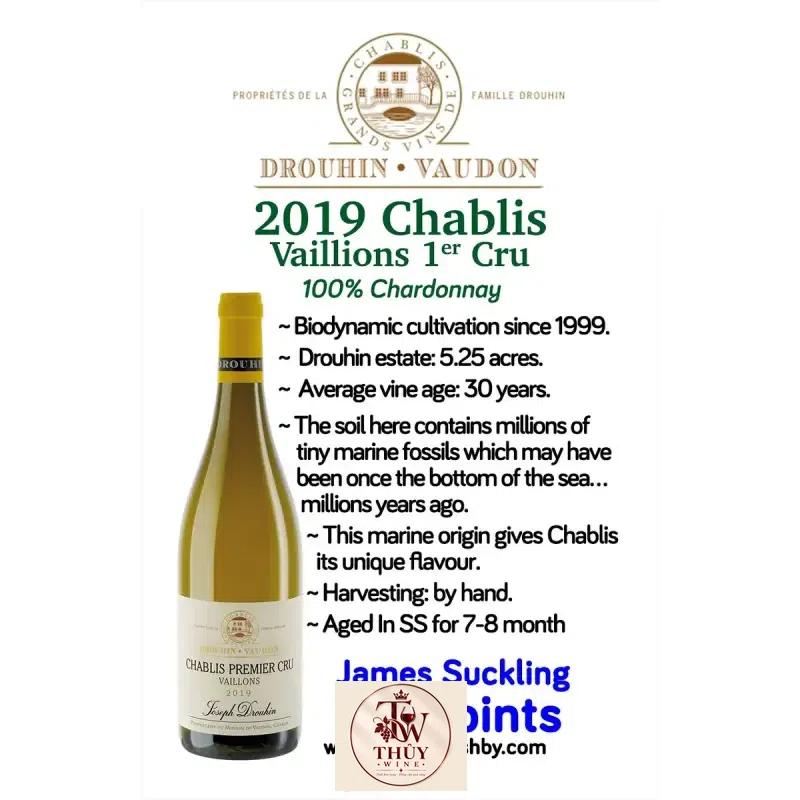 Mua vang phap chablis premier cru montmains joseph drouhin giá rẻ tại Sài Gòn