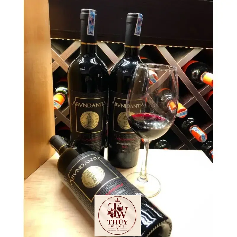 Rượu Vang Ý 16 ĐỘ ABVNDANTIA NEGROAMARO PUGLIA