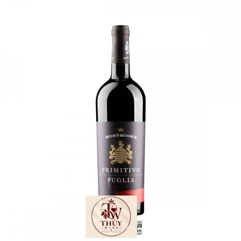 Rượu Vang Ý Montecore Primitivo I.G.P uống ngon