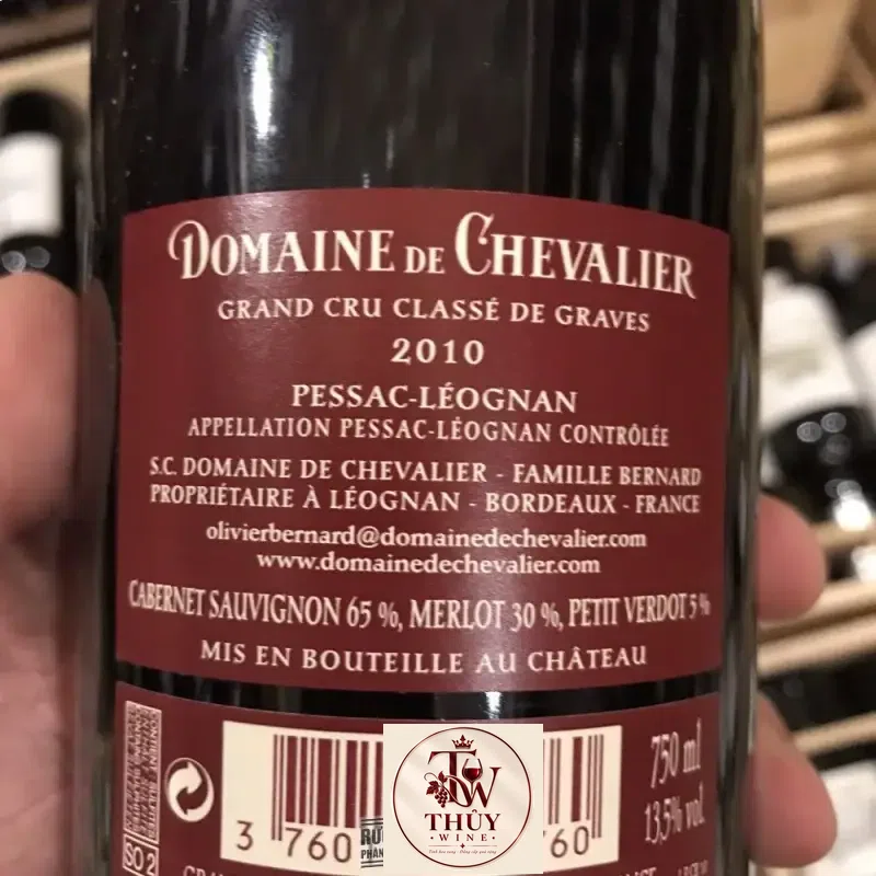 Vang Pháp DOMAINE DE CHEVALIER thượng hạng