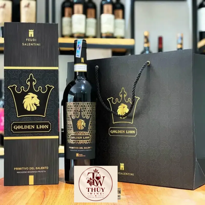 ruou vang golden lion primitivo del salento giá bao nhiêu