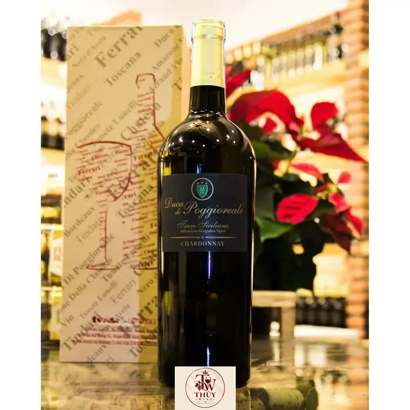 Vang Ý Duca Di Poggioreale Chardonnay