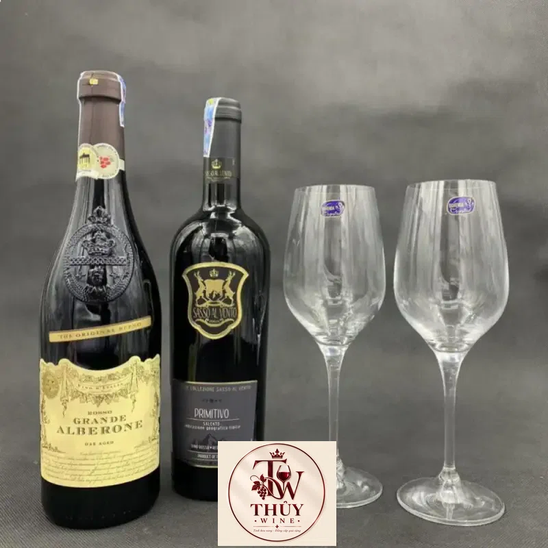 Giá ruou vang sasso al vento primitivo