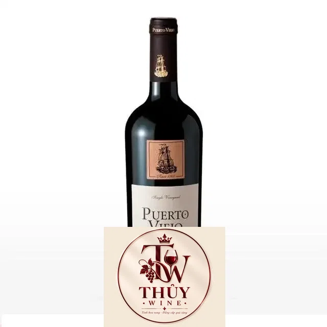 Vang Chile mác gỗ Puerto Viejo Merlot
