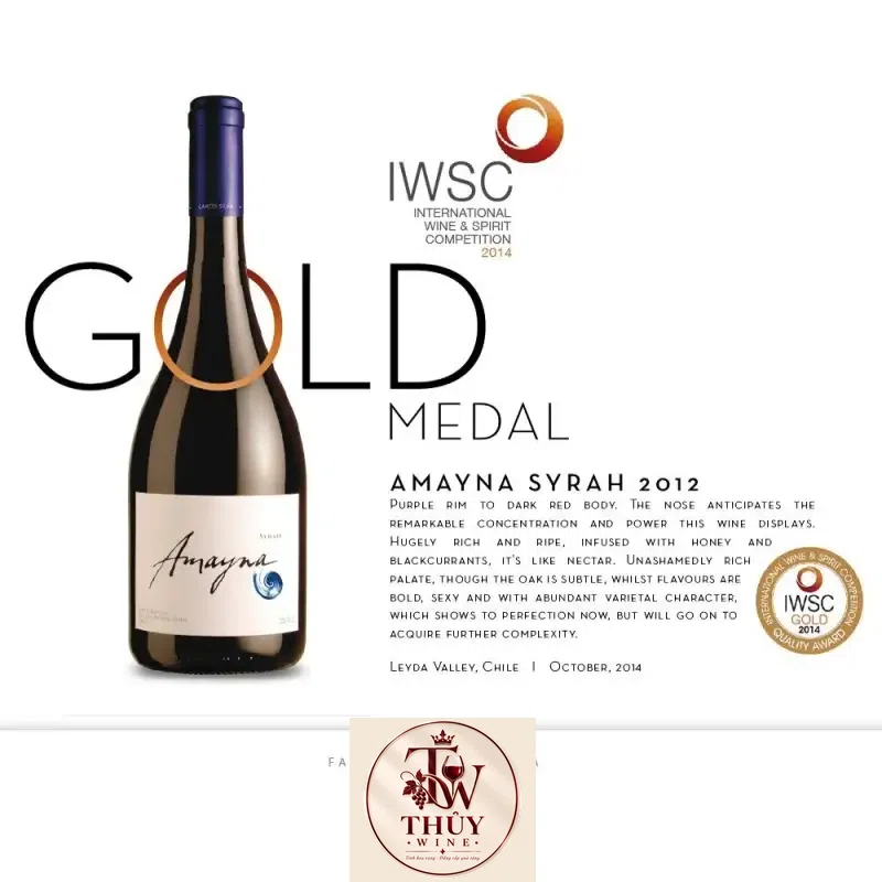 Vang Chile Amayna Syrah