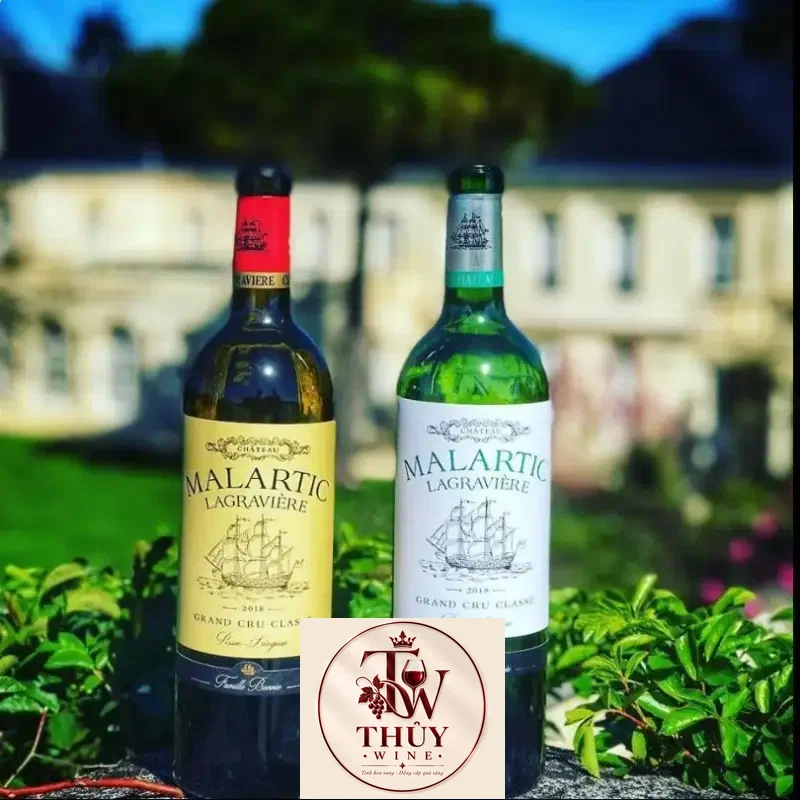 Vang Pháp Chateau Malartic Lagraviere Pessac Leognan (Đỏ - Trắng)