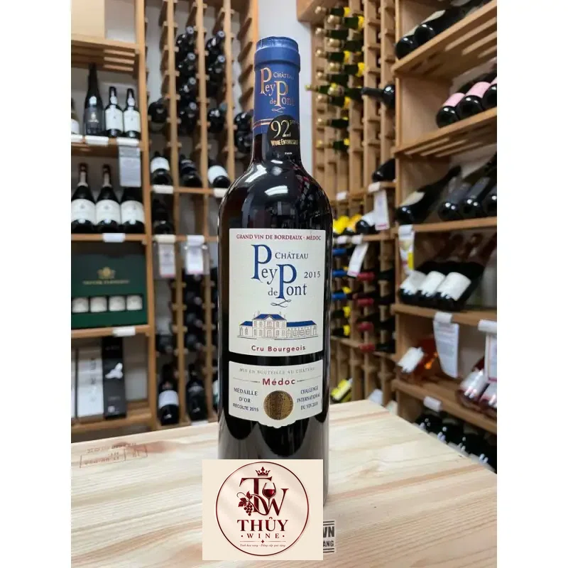 Mua vang phap chateau pey de pont cru bourgeois giá rẻ tại Sài Gòn