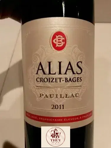 Vang Pháp Alias Croizet Bages Pauillac 2011