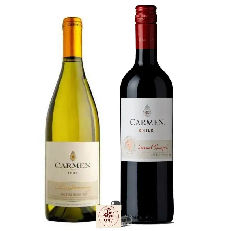 Vang Chile Carmen Classic Đỏ - Trắng
