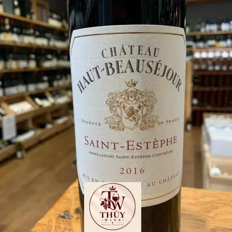 Địa chỉ bán vang phap chateau haut beausejour saint estephe cao cap giá rẻ tại Hà Nội