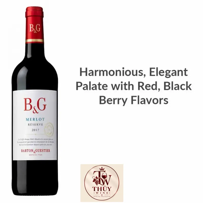 Mua vang phap barton guestier reserve varietals giá rẻ tại Sài Gòn