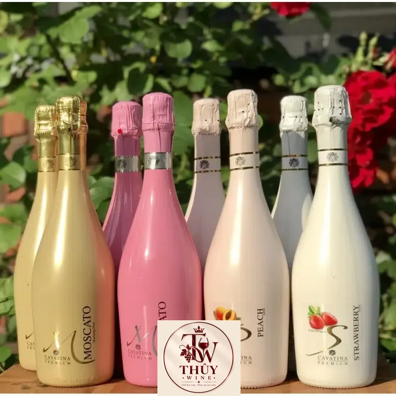 Mua vang no ngot m moscato rose cavatina dep re nhat giá rẻ tại Hà Nội