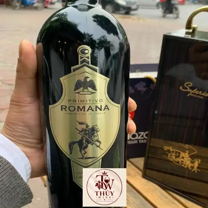 Rượu vang Ý Romana Primitivo uống ngon