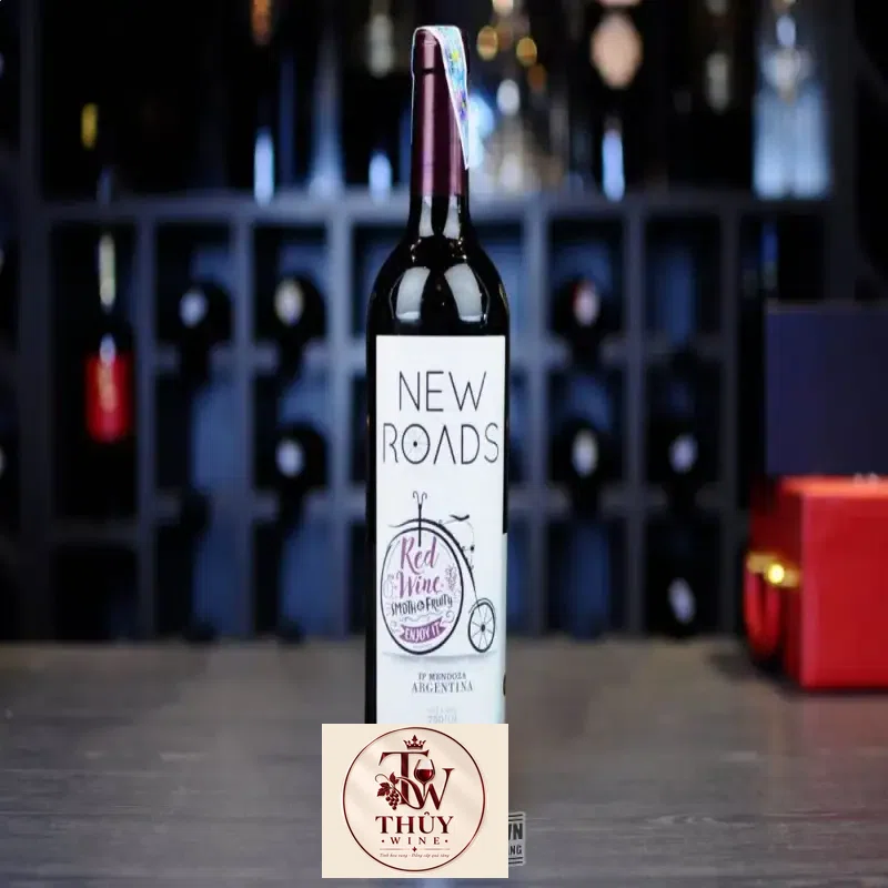 Giá ruou vang argentina new roads red wine xe dap