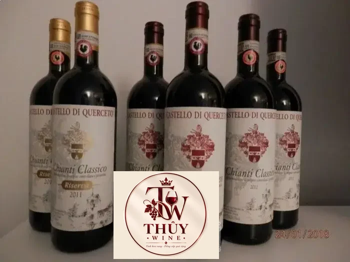 Vang Ý CASTELLO DI QUERCETO CHIANTI CLASSICO
