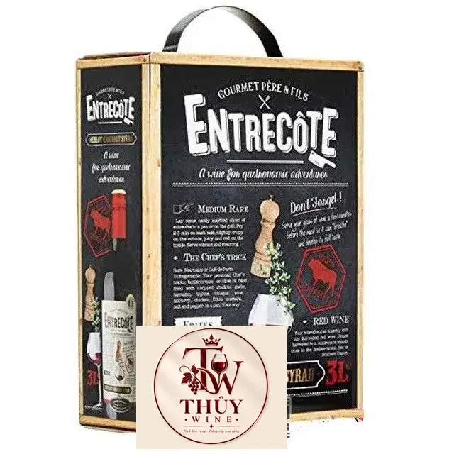 RƯỢU VANG BỊCH PHÁP ENTRECOTE 3L