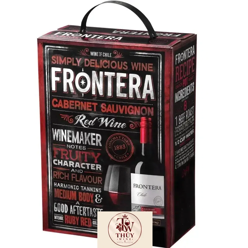Vang bịch đỏ Chile Frontera Cabenet Sauvignon 3L