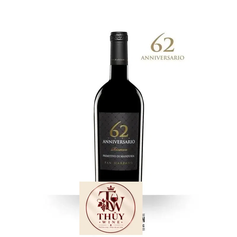 Rượu Vang ý 62 Anniversario