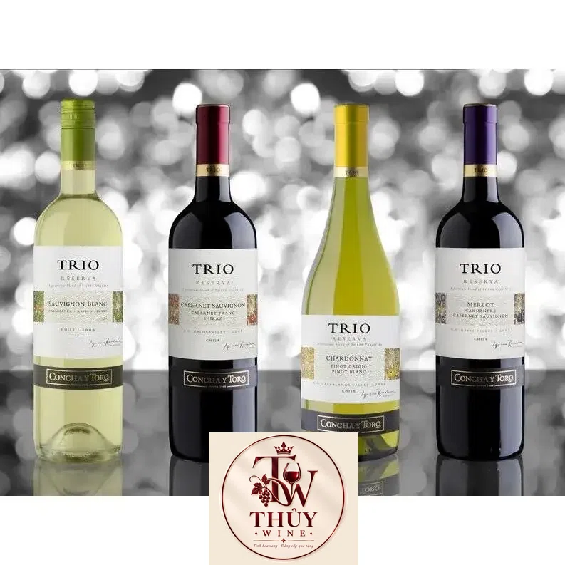 Vang trắng Chile Trio Sauvignon blanc
