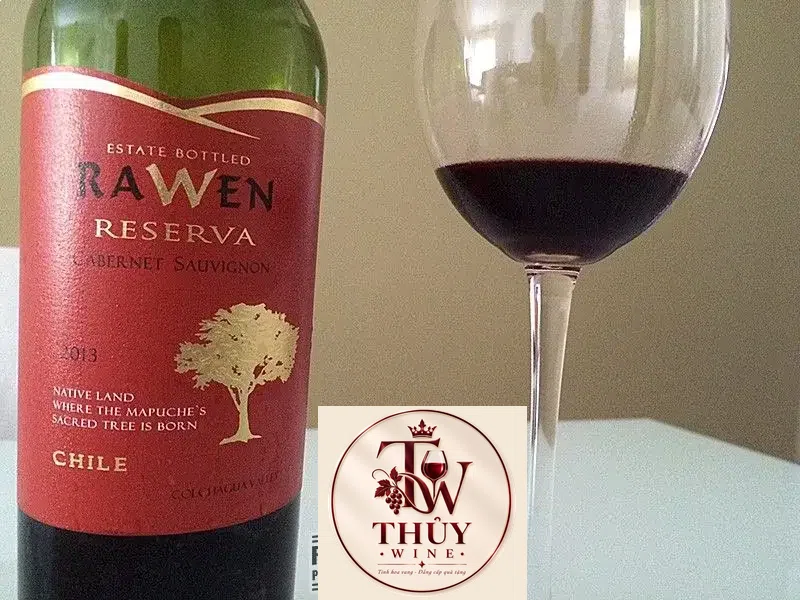 Vang Chile Rawen Reserva Cabernet Sauvignon