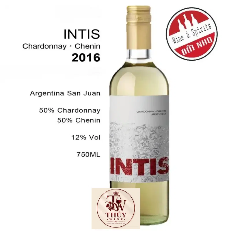 Vang ARGENTINA INTIS CHARDONNAY CHENIN