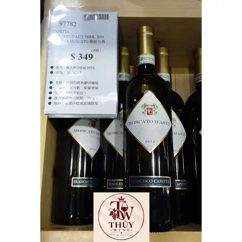 Vang ngọt Ý MOSCATO D‘ASTI FRANCESCO CAPETTA