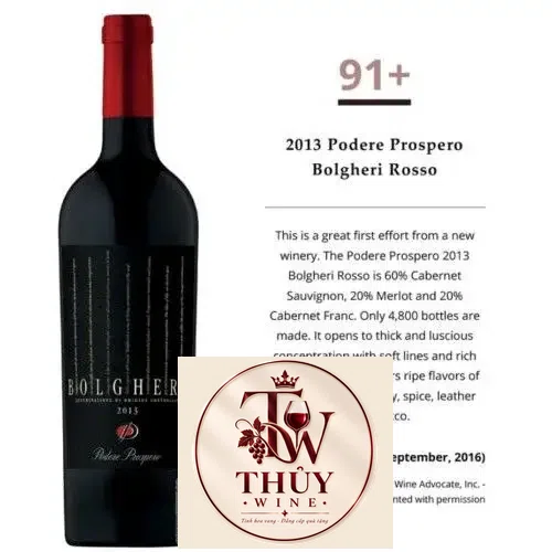 Vang Ý BOLGHERI ZENATO