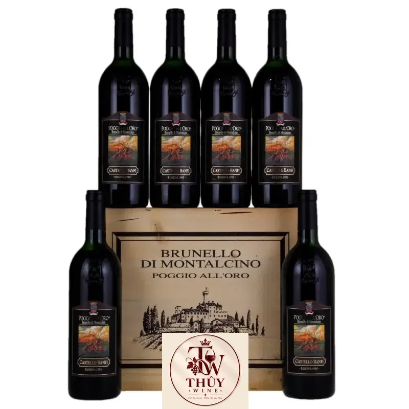 Rượu vang Castello Banfi Poggio All Oro Riserva