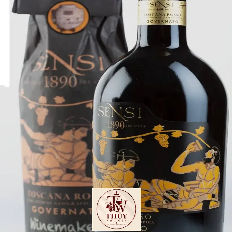 Rượu Vang Ý Sensi Governato Toscana Rosso IGT uống ngon