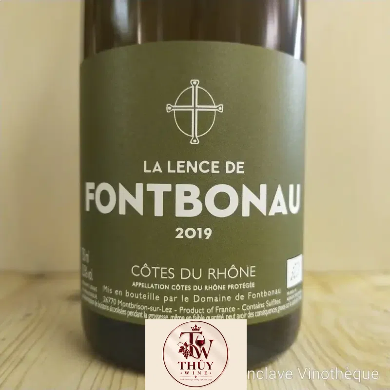 Mua vang phap la lence de fontbonau cotes du rhone giá rẻ tại Hà Nội