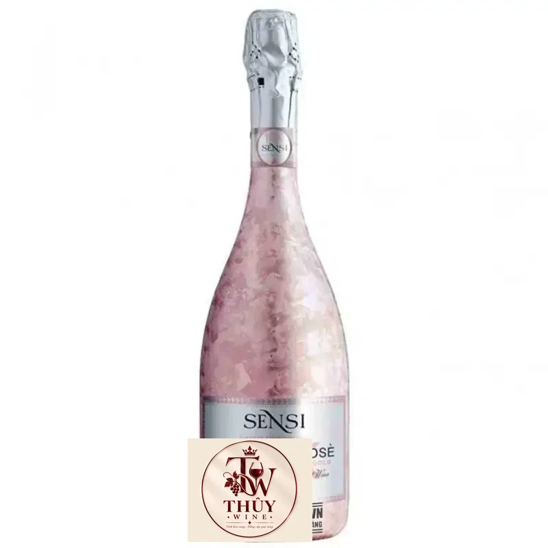 Rượu Vang Ý Sensi Moscato Rosé Sparkling 18K cao cấp