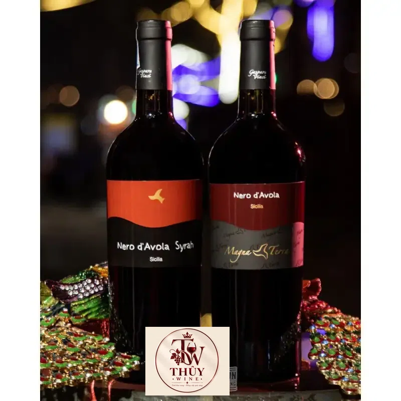 Vang Ý Nero dAvola Syrah Trinacria Sicilia 2011