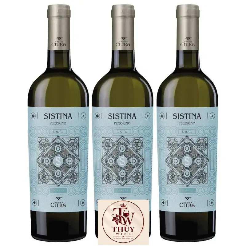 Rượu Vang Ý Sistina Pecorino Terre di Chieti thượng hạng