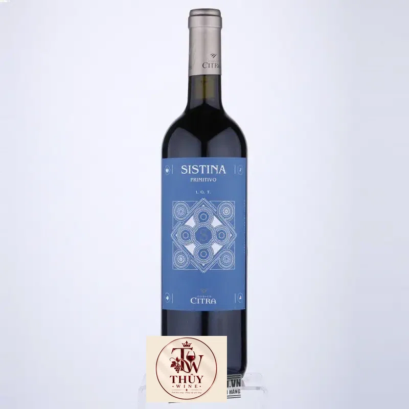 Rượu Vang Ý Sistina Primitivo Terre di Chieti cao cấp