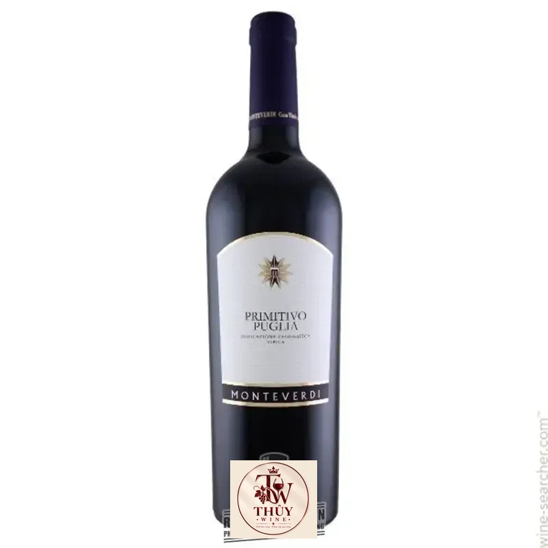 Vang Ý Primitivo Puglia Monteverdi 14,5% Cao cấp