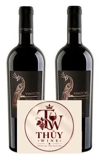 ảnh rượu vang ý con công vindoro negroamaro