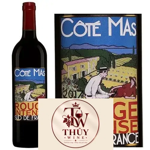 Vang Pháp COTE MAS ROUGE INTENSE SUD DE FRANCE