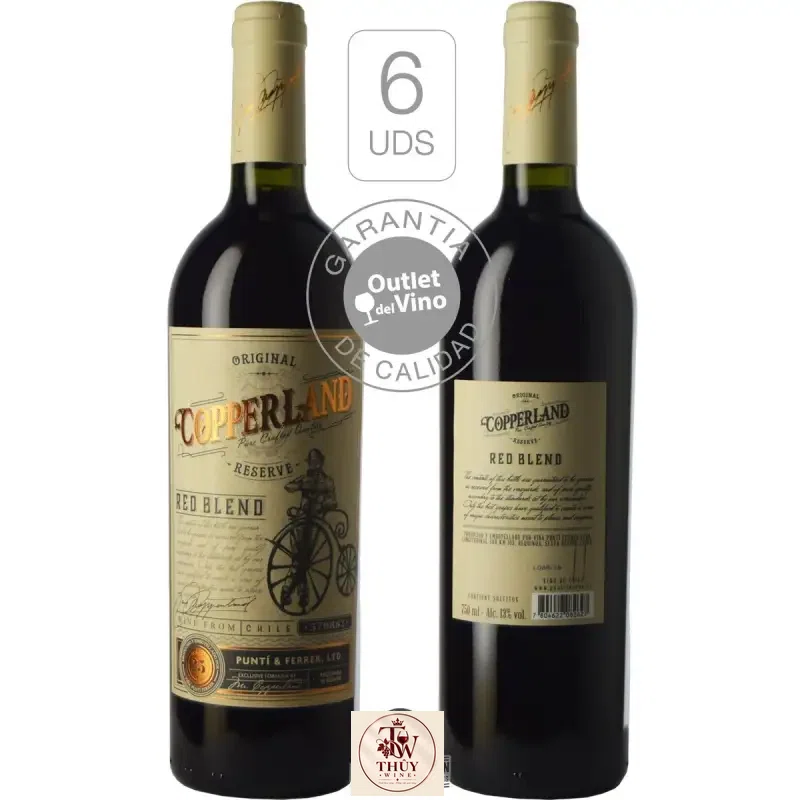 Vang Chile COPPERLAND RESERVA RED BLEND