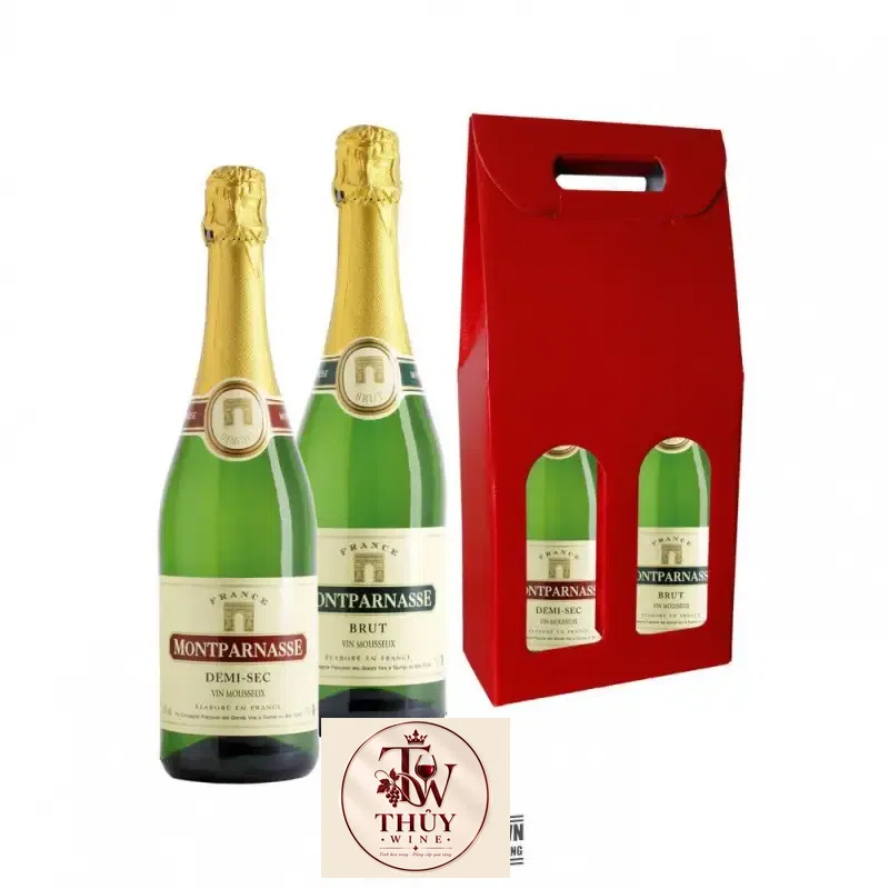 Giá ruou vang no montparnasse vin mousseux brut sparkling