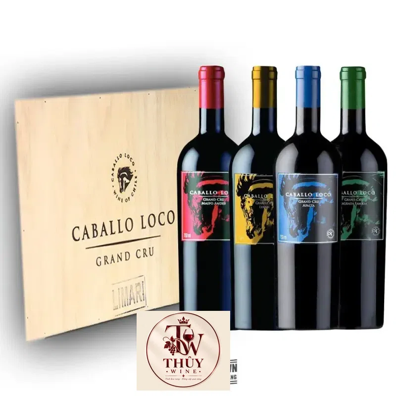 vang chile caballo loco grand cru maipo andes giá bao nhiêu